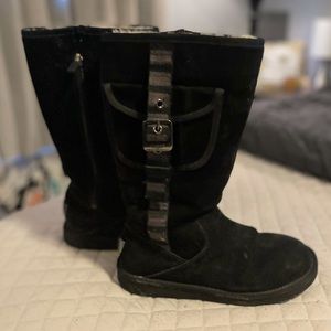 UGG Boots Women's Size 5 Black Suede high